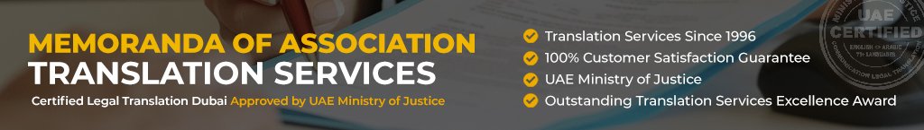 Memoranda of Association Translation